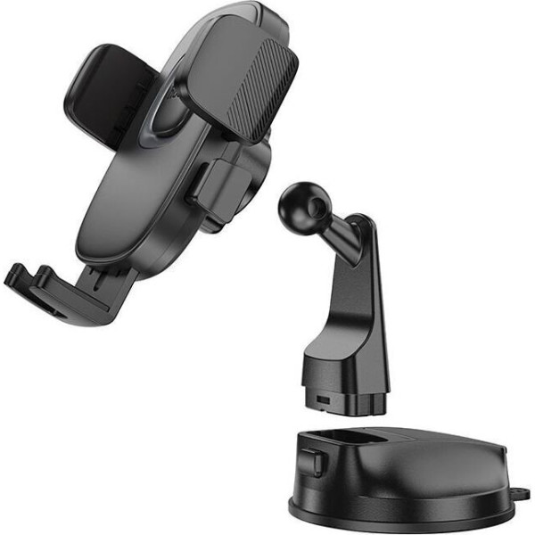 Βάση τηλεφώνου αυτοκινήτου Hoco ταμπλό H76 μαύρη