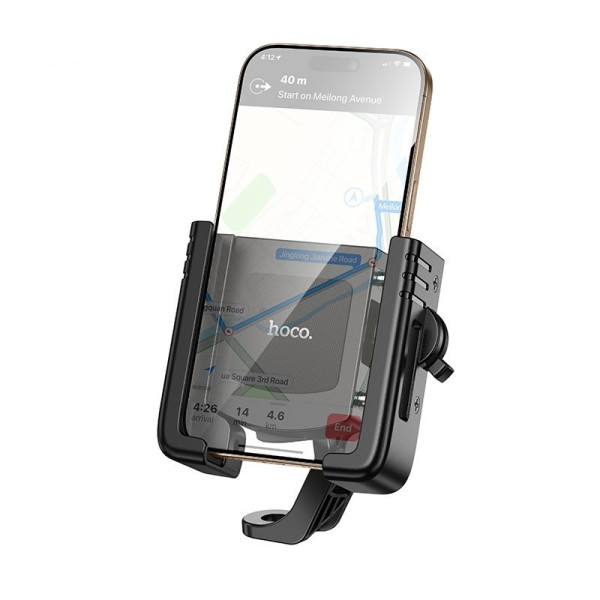 Hoco DCA60 Βάση Κινητού Μηχανής με Ρυθμιζόμενο Βραχίονα για τον Καθρέπτη