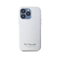Karl Lagerfeld Grained PU Hotel RSG Case for iPhone 15 Pro Max Grey KLHCP15XPGWCMKHG