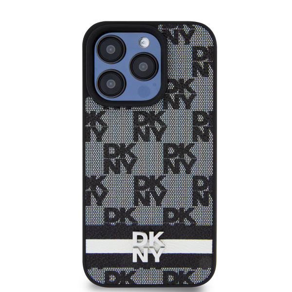 Θήκη DKNY από PU δέρμα με καρό σχέδιο και ρίγες για iPhone 13 Pro Max, μαύρη DKHCP13XPCPTSSK Θήκη DKNY από PU δέρμα με καρό σχέδιο και ρίγες για iPhone 13 Pro Max, μαύρη DKHCP13XPCPTSSK