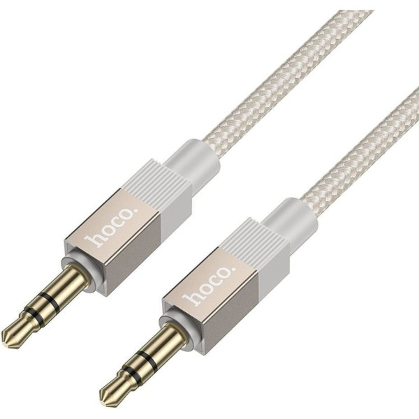 Cable AUX Jack 3,5 mm (male) to Jack 3,5 mm (male) Hoco 1 m UPA32 gold Cable AUX Jack 3,5 mm (male) to Jack 3,5 mm (male) Hoco 1 m UPA32 gold