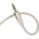 Cable AUX Jack 3,5 mm (male) to Jack 3,5 mm (male) Hoco 1 m UPA32 gold Cable AUX Jack 3,5 mm (male) to Jack 3,5 mm (male) Hoco 1 m UPA32 gold