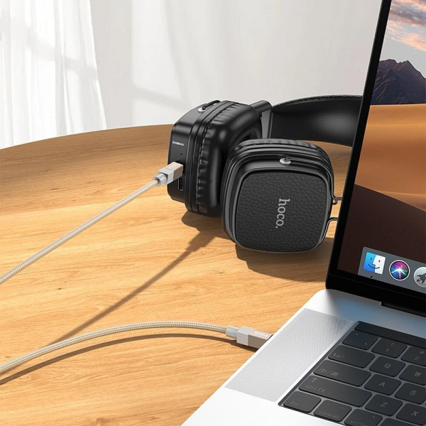 Cable AUX Jack 3,5 mm (male) to Jack 3,5 mm (male) Hoco 1 m UPA32 gold Cable AUX Jack 3,5 mm (male) to Jack 3,5 mm (male) Hoco 1 m UPA32 gold