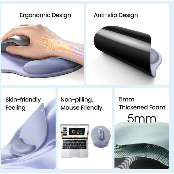 Mousepad GEL Wrist Rest UGREEN LP668 25243 Πράσινο