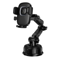 Hoco H89 Βάση Τηλεφώνου Crown Large Αυτοκίνητο Βεντούζα Μαύρη