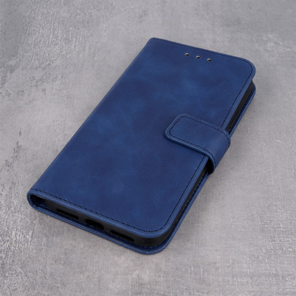 Θήκη Book Smart Velvet για Apple iPhone 15 Plus Navy Blue