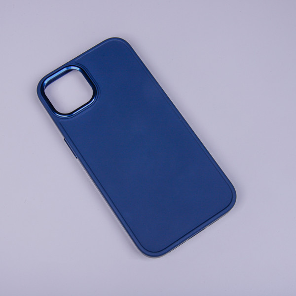 Satin θήκη TPU για iPhone 15 6,1" Blue Navy