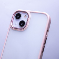 Θήκη Satin Matt για iPhone 15 Plus 6,7" ροζ