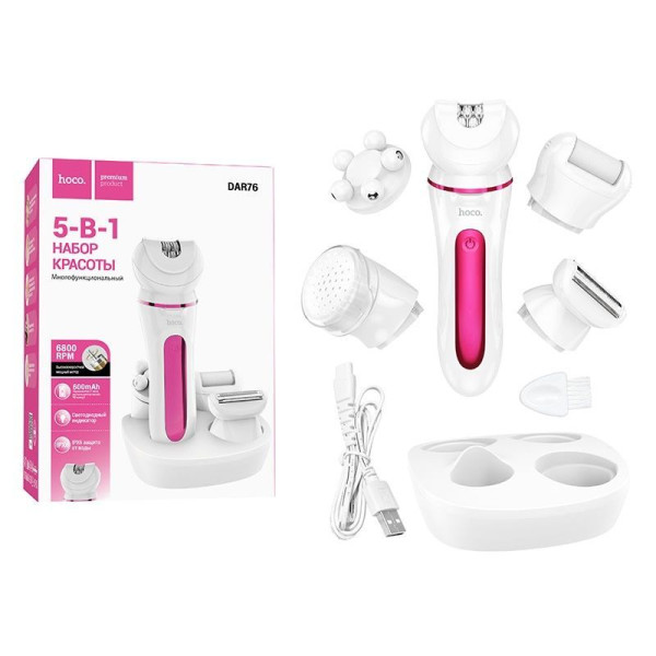 Beauty Set 5In1 Hoco Dar76 White Beauty Set 5In1 Hoco Dar76 White