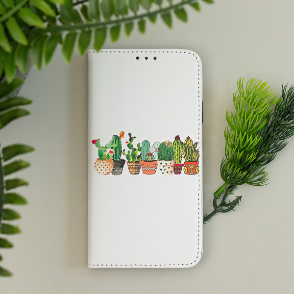 Θήκη Βιβλίο Smart Magnet Trendy Cactus 1  for Xiaomi Redmi 12C / Redmi 11A / Poco C55