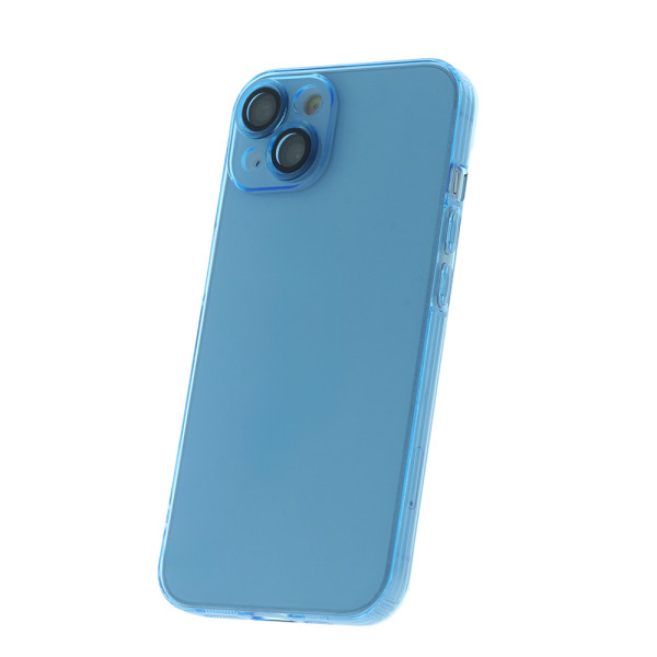Θήκη Σιλικόνης έγχρωμη με extra προστασία στις κάμερες Slim Color για Xiaomi Redmi 13c 4G/Poco C65 Μπλε