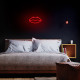 Νέον LED LIPS κόκκινο Bat + USB Forever FLNE08 Light