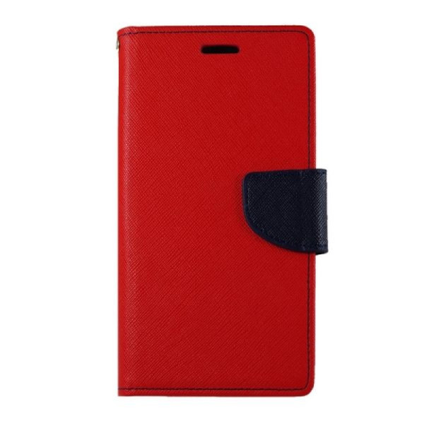 Θήκη Βιβλίο Κόκκινο Με Πλάγιο Κούμπωμα Μπλε Για Xiaomi Redmi 12C 