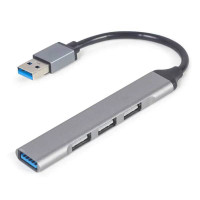 Green Lyca Hub με 4 Θύρες 3 x USB 2.0 και USB 3.0 με Σύνδεση USB 3.0 - Μπλε