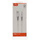 Καλώδιο Ταχείας φόρτισης USB LIGHTNING OTU DL19-C 3.6A Λευκό 1.2 Μέτρα