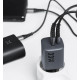 Φορτιστής τηλεφώνου Forcell F-Energy GaN USB C + USB A QC4.0 PD 3A 33W VT-31 σε γκρι χρώμα Φορτιστής τηλεφώνου Forcell F-Energy GaN USB C + USB A QC4.0 PD 3A 33W VT-31 σε γκρι χρώμα