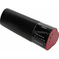 Ηχείο Bluetooth WSTER WS-2519BT 3W με Ραδιόφωνο και 5 Ώρες Λειτουργίας Κόκκινο