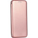 Θήκη Βιβλίο Smart Magnet Elegance Για Samsung Galaxy A12 Ροζ-Χρυσή