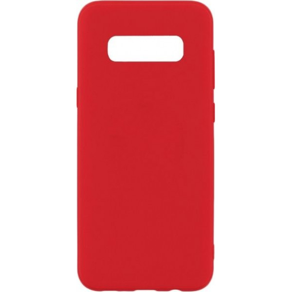 Θήκη Σιλικόνης Soft TPU Back Cover Για Samsung Galaxy S10 Κόκκινη
