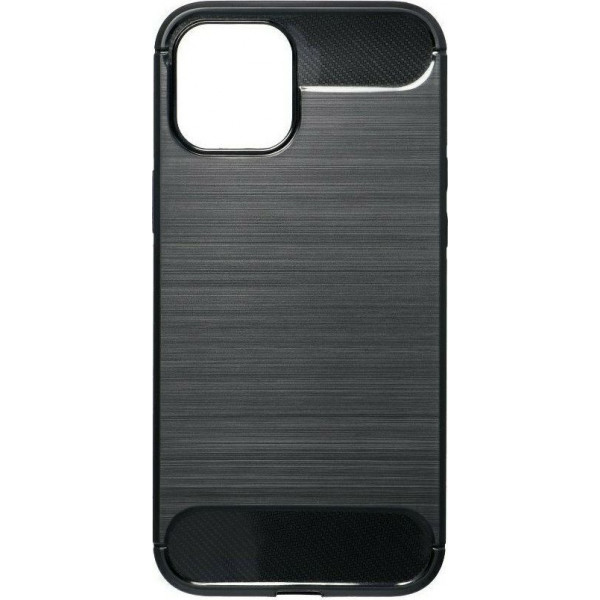 Θήκη Σιλικόνης Carbon Για Apple iPhone 12 Pro Max Μαύρη