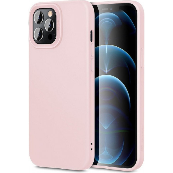 ESR Cloud Liquid Soft Smooth Back Cover Σιλικόνης Sand Pink (iPhone 12 Pro Max)