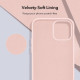 ESR Cloud Liquid Soft Smooth Back Cover Σιλικόνης Sand Pink (iPhone 12 Pro Max)