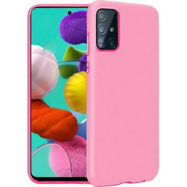 Θήκη Σιλικόνης Soft Για Samsung Galaxy A32 5G Ροζ