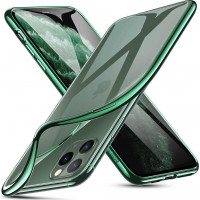 ESR Essential Crown Slim Fit TPU Case Θήκη Σιλικόνης Clear / Pine Green (iPhone 11 Pro)