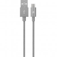 AlumiCable™ Micro USB Καλώδιο Φόρτισης&Συγχρονισμού 120cm SpaceGrey