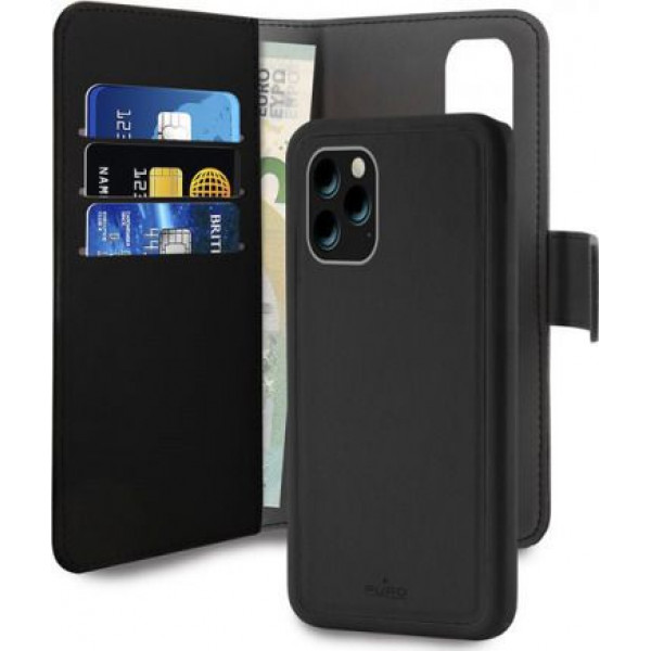 Puro Magnetic Detachable Wallet Case 2-in-1 για Apple iPhone 11 Pro Max - Black