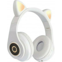 Ασύρματα Ακουστικά Cat Headphones White L450