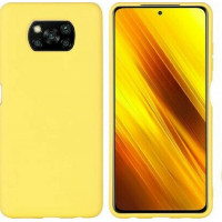 Θήκη Σιλικόνης Για Xiaomi Poco X3 NFC Κίτρινη