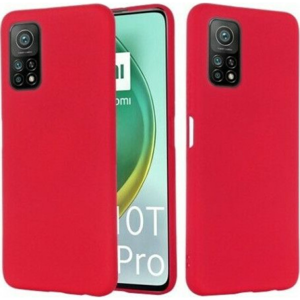 Θήκη Σιλικόνης Soft Για Xiaomi Mi 10T / Mi 10T Pro Κόκκινη