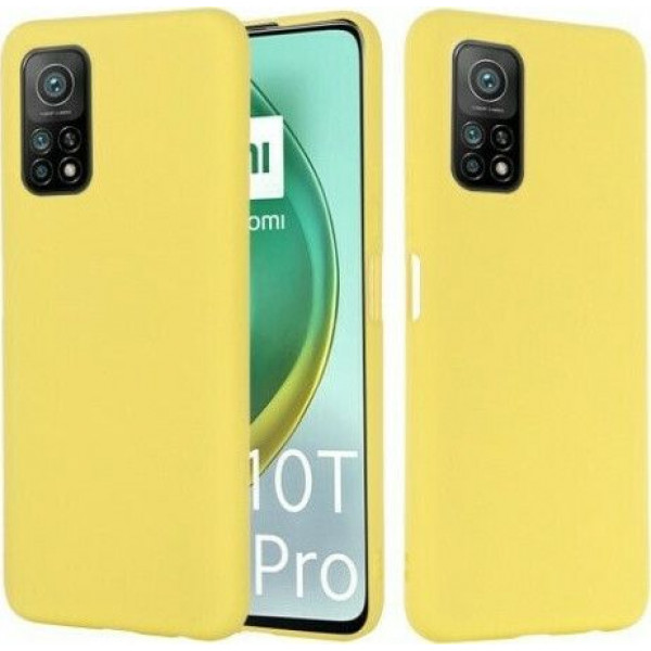 Θήκη Σιλικόνης Soft Για Xiaomi Mi 10T / Mi 10T Pro Κίτρινη