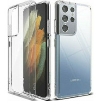 Θήκη Σιλικόνης Για Samsung Galaxy S21 Ultra Διάφανη