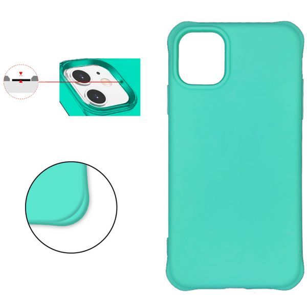 Θήκη Σιλικόνης Soft Anti Shock Reinforced Corners Για Apple iPhone 12 Pro Max Mint