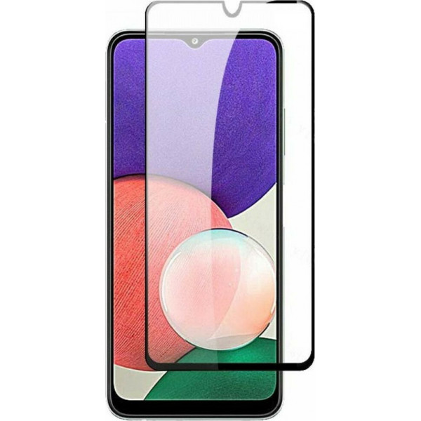 Full Face Tempered glass / Αντιχαρακτικό Γυαλί Πλήρους Οθόνης 5D - 9H Για Samsung Galaxy A22 5G