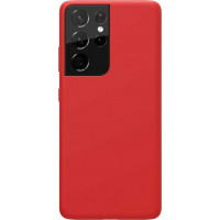 Θήκη Σιλικόνης Soft Για Samsung Galaxy S21 Ultra Κόκκινη