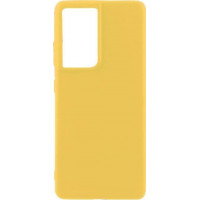 Θήκη Σιλικόνης Soft Για Samsung Galaxy S21 Ultra Κίτρινη