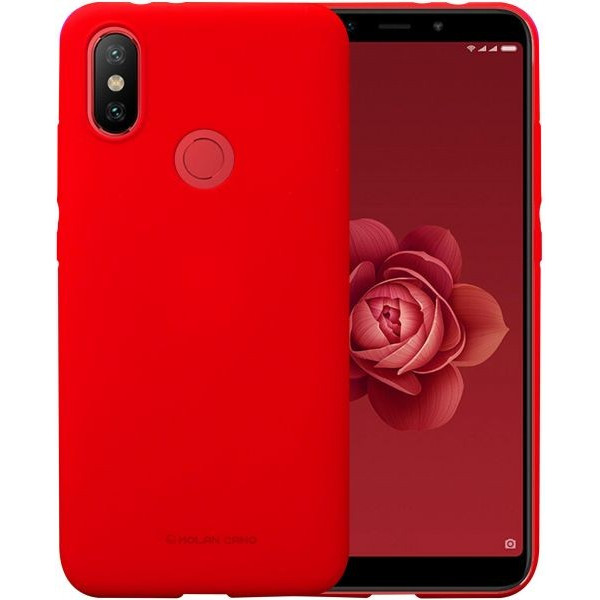 Θήκη Σιλικόνης Για Xiaomi Mi A2 Κόκκινη