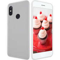 Θήκη Σιλικόνης Για Xiaomi Mi A2 Λευκή Ματ