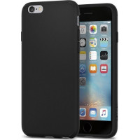 Θήκη Σιλικόνης Για Apple iPhone 6G/6S Μαύρη Mat