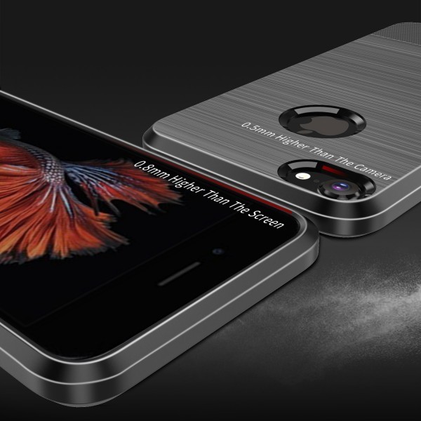 Θήκη Σιλικόνης Carbon Για Xiaomi Redmi 4x Μαύρη