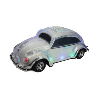WS-1937 Mini Led Crystal Car Speaker With USB and TF Λευκό