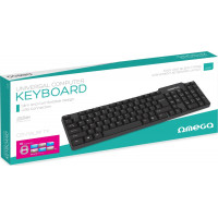 Omega Keyboard OK-05TGR Usb Black