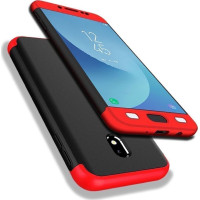 GKK Luxury 360° Full Cover Case Black / Red (Samsung Galaxy J7 2017)