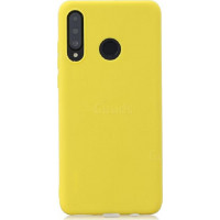 Θήκη Soft TPU inos Για Huawei P30 Lite S-Cover Κίτρινο