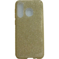 Θήκη Σιλικόνης Glitter Shining με Χρυσόσκονη Για Huawei P30 Lite Χρυσή