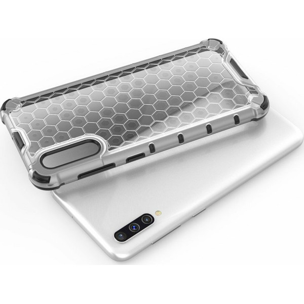 Θήκη Armor TPU Honeycomb με Περιμετρική Κάλυψη για Samsung Galaxy A50 - Διάφανη