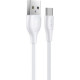 Remax Regular USB 2.0 Cable 2.4A USB-C male - USB-A male Λευκό 1m (RC-138a)